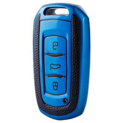 China TPU+Original Factory Fashion Style TPU Key Car Key Leather Cover For Geely for sale