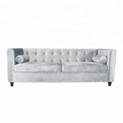 China Chesterfield SOFA Series Customized New Design Tuxedo Velvet Living Room Furniture Tufted Sofas for sale