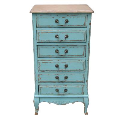 China Solid Wood Hot Sell Antique Bedroom Furniture Wooden Drawer Cabinet / Low Cabinet for sale