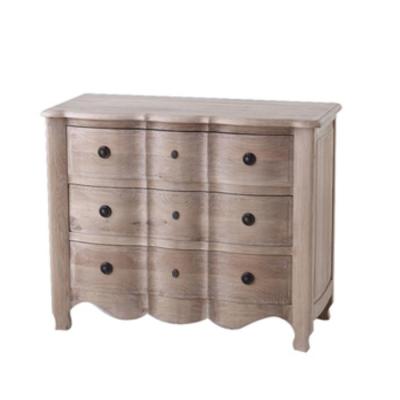 China French Living Room Furniture Classic Solid Wood Antique Style Wooden Cabinet for sale