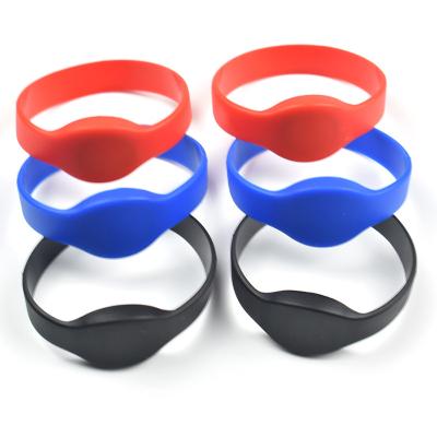 China 125Khz Silicon Rfid Wristband TK4100 Rfid Waterproof / Waterproof Wristband For Access Control System for sale