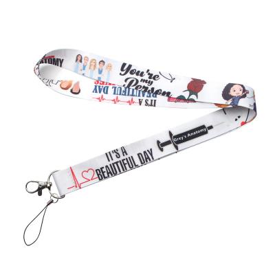 China Company Polyester Sublimation Printing Lanyard With Custom Company Logo for sale