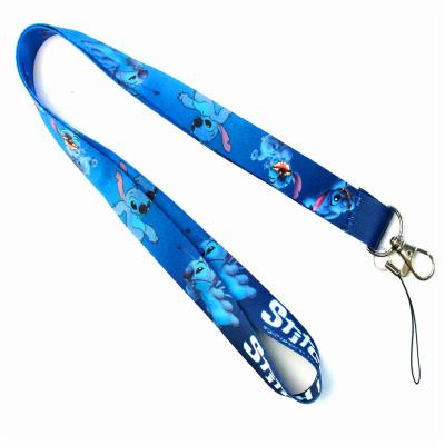 China office & school supplies fashion cell phone lanyard sublimation printing polyester id badge lanyard for student for sale