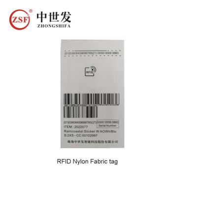 China Clothes Washable RFID Uhf Passive Cloth Tag for sale