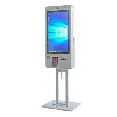 China Intelligent Self Ordering Kiosk For Fastfood Restaurant Bill QR Scanner Payment Kiosk for sale