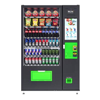 China Snack Drink Vending Machine Automatic Conveyor Special Customized 22 Inch Screen for sale