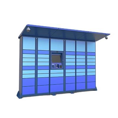 China Outdoor Self Service Cargo Pickup Delivered Parcel Post Locker Terminal Kiosk for sale