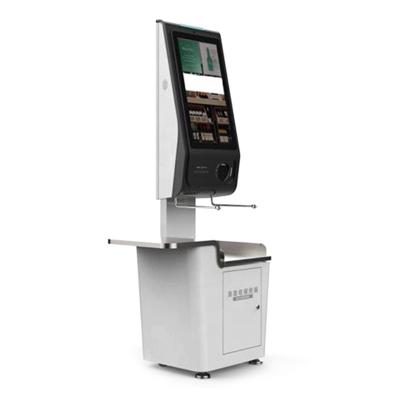 China 21 Inch Multi Function Self Service POS Kiosk Machine For Supermarket Checkout for sale