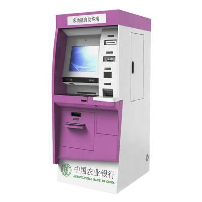 China ATM Cash Bank Teller Machine Kiosk With Card Reader And Dispenser for sale