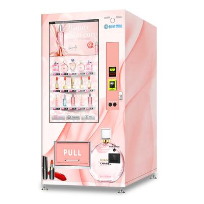 China Vending Machine Kiosk For Lipstick Draw Gift Toy Game Play Perfume Makeup Cosmetic for sale