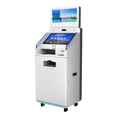 중국 Official Management Building Self Service Kiosk Payment Terminal Metal Key Board Qr Code Scanner Printer Pos Location 판매용