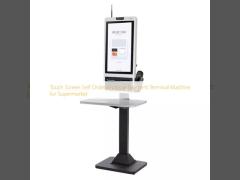 Touch Screen Self Ordering Kiosk Payment Terminal Machine for Supermarket
