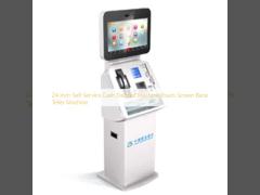 24 Inch Self Service Cash Deposit Machine Touch Screen Bank Teller Machine