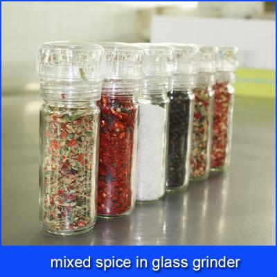 China Tasty high quality mixed spice in the glass grinder for sale