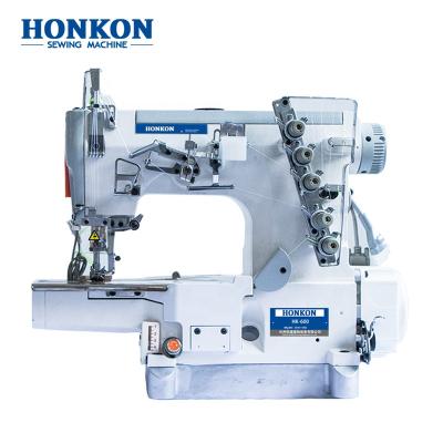 중국 HONKON-600-01CB flat bed interlock cover stitch sewing machine industrial sewing machine 판매용