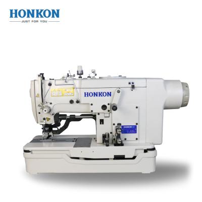 China HK-783D Industrial Direct Drive High Speed Lockstitch Straight Button Holing Sewing Machine Special in Sweater for sale