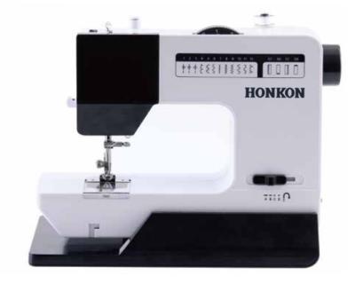 중국 HK737J Multi functional household sewing machine with double sewing and small lights for garment use 판매용