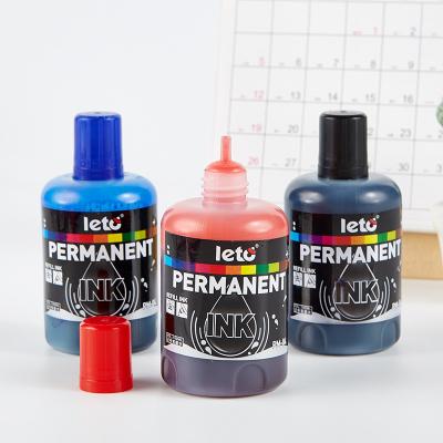 China Wholesale 12Colors Refilling Liquid Waterproof Marker Pen Oil Based Permanent Low Odor Dry Erase Oil Based Refill Marker Ink for sale