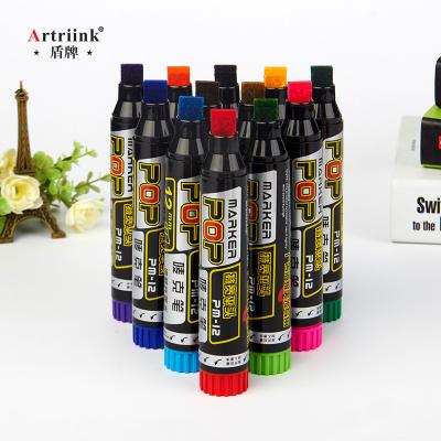 China Mike's Promotion/Business/School/Big Pen Head Of The Office/Etc. 12mm made in China, with quick drying, waterproof, safe, non-toxic, wide range of uses, 12 colors for sale