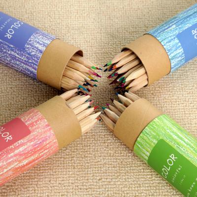 China Office School Pencil Wood 24 Colors Pencil Eco Friendly School Kids Stationery Set for sale