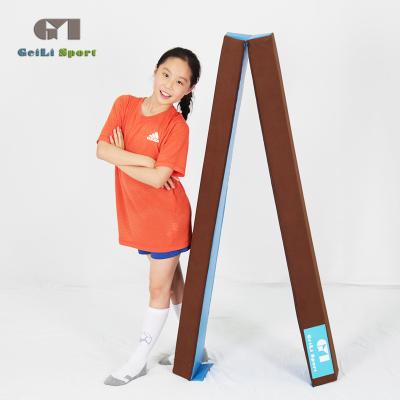 China Indoor Kids Gymnastics Training Balance Beam 9FT Folds Non-Slip for sale