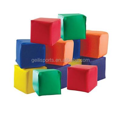 China Eco-friendly PVC Coating Kids Material Indoor Soft Play Foam Blocks For Baby for sale