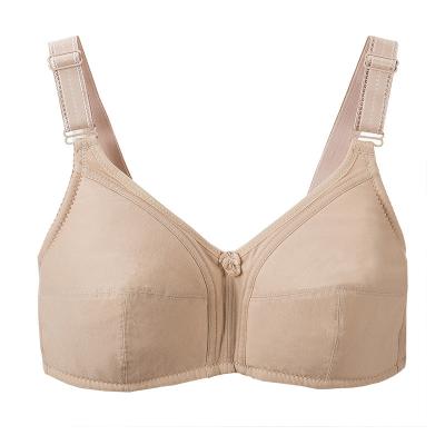 China Manufacturer Direct Breathable BH Wireless Full Cup Push Up Wireless Bra Unlined Luxe Cotton Plus Size Women for sale