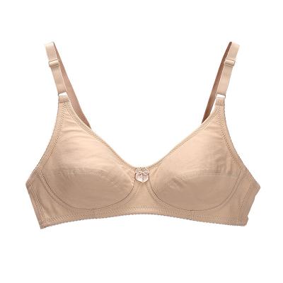 China Factory Wholesale High Quality Comfortable Breathable Beha Cup Women Full Beyond Soft Cotton Underwire Bra 32 Unlined Size for sale