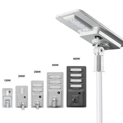 China Faro Smart Aluminum Solare All In One Solar Led Street Light Price List 40w 150 Watt Glass Street Light for sale