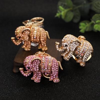 China Custom High Quality Zinc Alloy Elephant Key Chain China Factory Supply Elephant Key Chain for sale