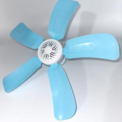 China HS Designer Ceiling Fans Removable Modern Industrial Wholesale Blue 5 Blades Wall Mounted Ceiling Fan For Household for sale