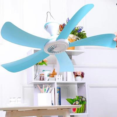 China HS Large Ceiling Commercial Blue Electricity 360 Fan Blades Dismountable Modern Rotating Wall Mounted Fan For Home for sale