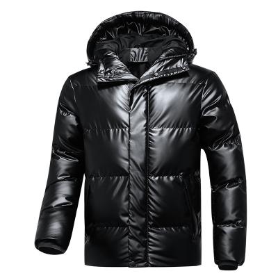 China Breathable Light Down Outdoor Hiking Jacket Winter Coat Anorak Men Quilted Padded Jacket Breathable Warm Padded Shiny Jacket for sale