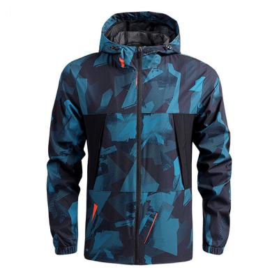 China OEM QUICK DRY Custom Rain Hiking Camping Hiking Waterproof Jacket Plus Size Softshell Coat Climbing Jacket for sale