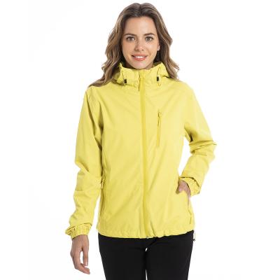 China Warm Style Breathable Waterproof Jacket Women's Outdoor Anorak Rain Light Rise Breathable Jacket for sale