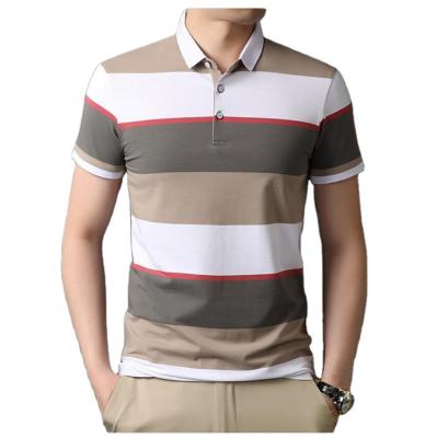 China Anti-wrinkle custom 100% polyester short sleeve men OEM logo plain golf polo shirt for sale