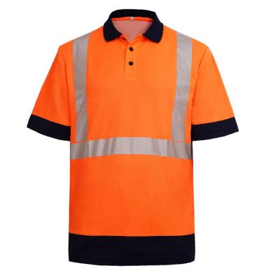 China Wholesale high quality anti-pilling security men's polo shirt men's hivi polo shirt uniform t-shirt for sale