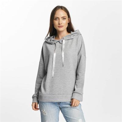 China Cheap Line Anti-wrinkle Women Blank Hoodies And Sweatshirts Ladies Anorak Fleece Lined Spring Hoodie Drop Shoulder for sale