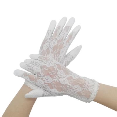 China Wrist Length Lace Wedding Gloves Slap For Women for sale