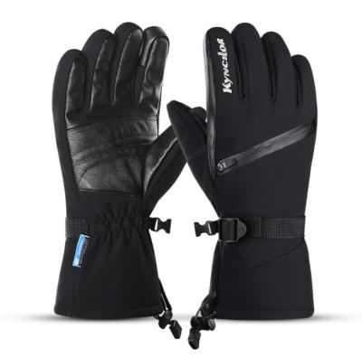 China Men's Outdoor Sports Winter Thicken Ski Enthusiast Touch Screen Waterproof Gloves for sale