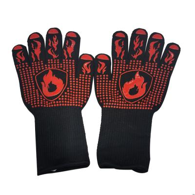 China Oven Glove Handschuh Grillhandschuhe BBQ Grill Handschuh OEM 932F Heat Resistant Gloves GRILL Grill Gloves for sale