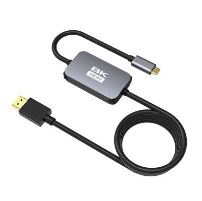 China HD MI Game Equipment/Video Playback Equipment USB Type C to 8K Adapter 1.8M Cable Video Converter 8K HDM I High-Definition Multimedia Interface for Laptop Phone Table USB-C for sale