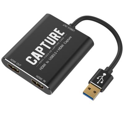 China For Gaming / Capturing or Recording Video Loop-Through Video Capture Card Live Streaming Audio Capture Card Video Capture Card 60 fps For PC for sale