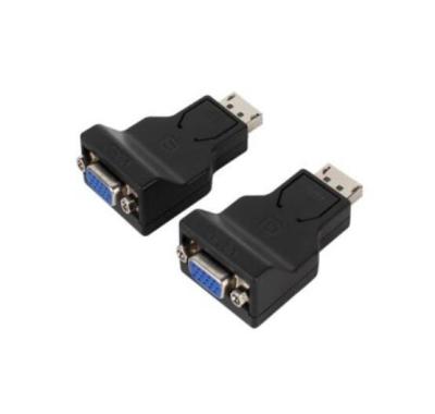 China DisplayPort Plastic Display Port Male DP To Female VGA Adapter Converter for sale