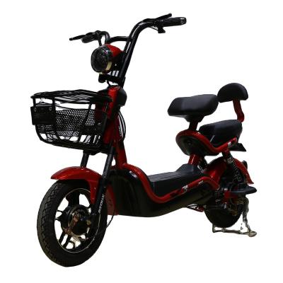 China New Design City Electric Bicycle 350w 48v 12ah Electric Scooter Two Wheel 14*2.5 Electric Bike Two Wheel for sale