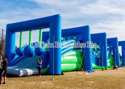 China Plato PVC Vinyl Insane Inflatable 5k Obstacle Course For Challenge Run for sale