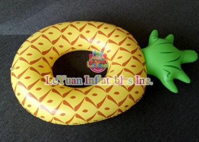 China Colorful Pineapple Inflatable Pool Floats Comfortable Swimming Ring for sale