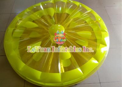 China Lona inflable durable del PVC del flotador de la piscina de la rebanada del limón certificada en venta