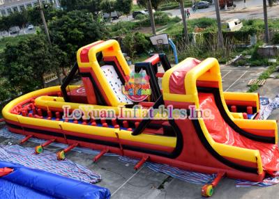 China Commercial Grade Inflatable Obstacle Course Outdoor Games For Amusement Park for sale