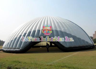 China Flame Retardant 20M Inflatable Air Tent / White Constantly Inflatable Dome Stadium for sale